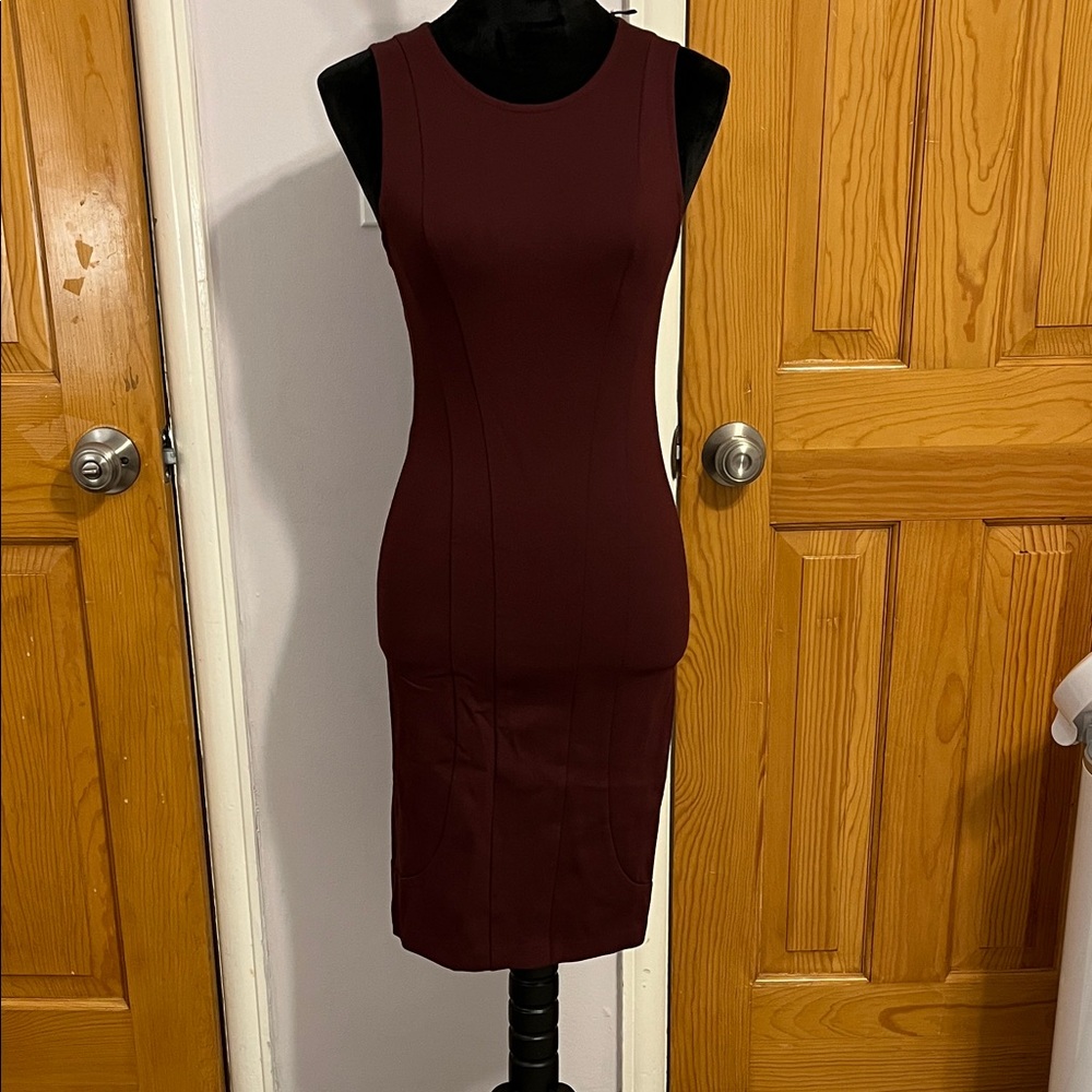 rag & bone Rich Burgundy Midi Dress